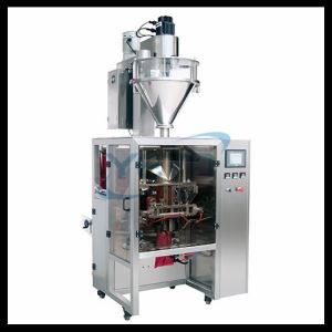 เครื่องบรรจุแบบกึ่งอัตโนมัติด้วยเครื่องผสม