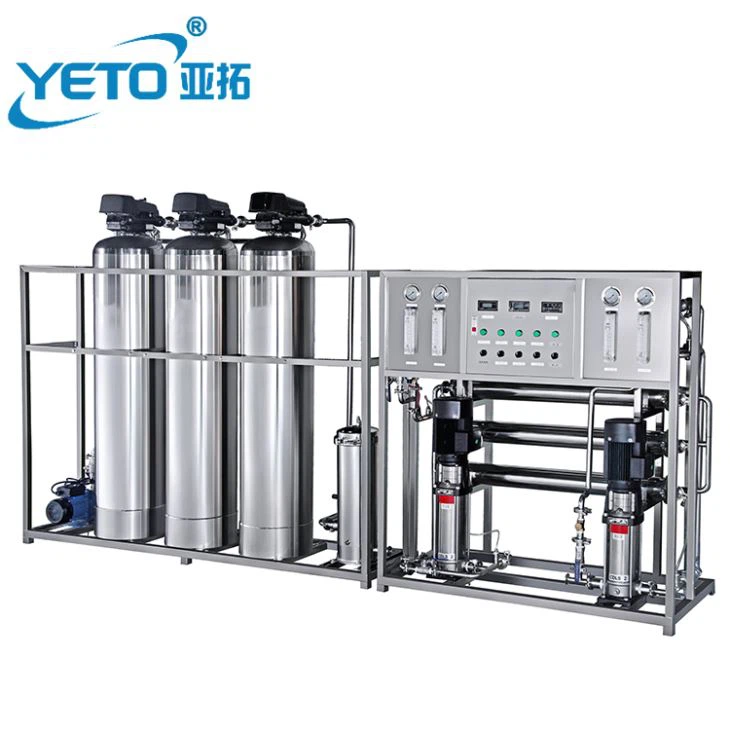 0.5T Stainless Steel 304 ระบบบำบัดน้ำเสียแบบย้อนกลับสองขั้นตอนระบบบำบัดน้ำเสีย Softener Filtration Unit System